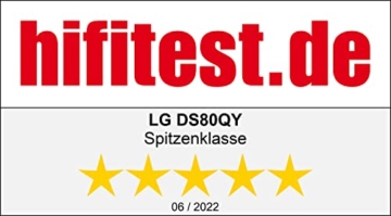 LG DS80QY 3.1.3 Soundbar (480W) mit kabellosem Subwoofer & MERIDIAN-Technologie (Dolby Atmos, HDMI, Bluetooth), Dark Steel Silver - 14