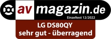 LG DS80QY 3.1.3 Soundbar (480W) mit kabellosem Subwoofer & MERIDIAN-Technologie (Dolby Atmos, HDMI, Bluetooth), Dark Steel Silver - 17