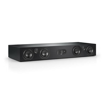 Nubert nuBoxx AS-425 max | Schwarze Soundbar mit schwarzer Front | Soundplate für Streaming | TV-Lautsprecher mit Bluetooth aptX HD | Soundbase mit 220 W | Stereobase mit Sprachoptimierung | Sounddeck - 1