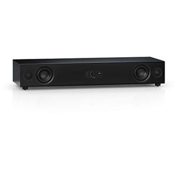 Nubert nuPro AS-3500 | Schwarze Soundbar | Soundplate für HiFi mit Dolby Audio und DTS | Vollaktiver TV-Lautsprecher für Spitzenklang | Soundbase mit Bluetooth aptX HD | Stereobase in 3 Wege Technik - 1