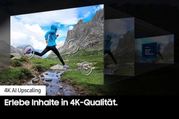 Samsung Neo QLED 4K QN85D Fernseher 55 Zoll, Samsung TV mit Neural Quantum 4K AI Gen2 Prozessor, Quantum-Matrix-Technologie, AI 4K Upscaling, Smart TV, KI TV, GQ55QN85DBTXZG, Deutsches Modell [2024] - 9