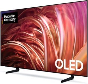 Samsung OLED 4K S85D Fernseher 55 Zoll, Samsung TV mit Neural Quantum 4K AI Gen2 Prozessor, OLED HDR, Contour Design, 4K Upscaling, Smart TV, KI TV, GQ55S85DAEXZG, Deutsches Modell [2024] - 2