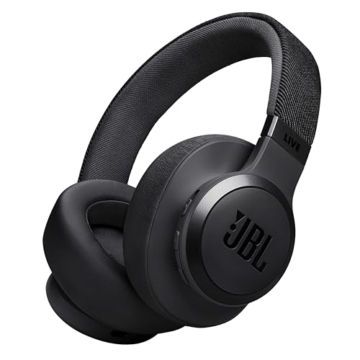 JBL Live 770 NC – Bluetooth Over-Ear-Kopfhörer mit adaptivem Noise-Cancelling – Kabellose Ohrhörer mit JBL Signature Sound und Sprachassistent – Langer Musikgenuss für bis zu 65 Stunden – In Schwarz - 1