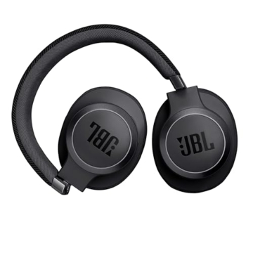 JBL Live 770 NC – Bluetooth Over-Ear-Kopfhörer mit adaptivem Noise-Cancelling – Kabellose Ohrhörer mit JBL Signature Sound und Sprachassistent – Langer Musikgenuss für bis zu 65 Stunden – In Schwarz - 6