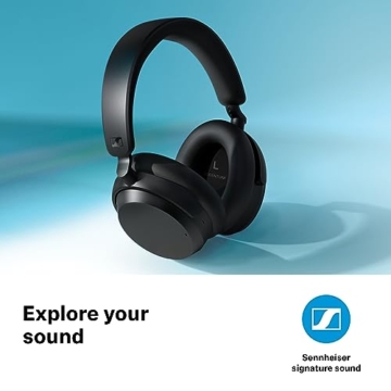 Sennheiser ACCENTUM kabelloser Bluetooth-Kopfhörer – 50 Stunden Akkulaufzeit, hochwertige Klangqualität, hybride ANC-Technologie ganzen Tag, Schwarz - 5