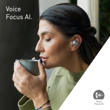 Technics EAH-AZ100E-K Kabellose Ohrhörer mit Geräuschunterdrückung, 10mm Magnetic Fluid Driver, Multipoint-Bluetooth, Voice Focus AI, Bequeme In-Ear-Kopfhörer, Schwarz - 5