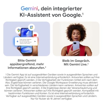Google Pixel 9a: Android-Smartphone ohne SIM-Lock, mit KI-Kamera, 24 Stunden Akkulaufzeit und leistungsstarken Sicherheitsfunktionen – Obsidian, 128GB - 4