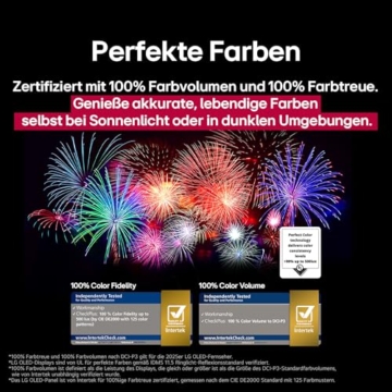 LG OLED55C5ELB TV 55 Zoll (139 cm) 4K OLED evo AI TV (α9 Gen8 4K AI Prozessor, webOS 25, 120Hz (VRR bis zu 144Hz)) [Modelljahr 2025] - 11
