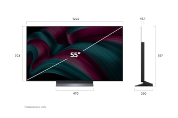 LG OLED55C5ELB TV 55 Zoll (139 cm) 4K OLED evo AI TV (α9 Gen8 4K AI Prozessor, webOS 25, 120Hz (VRR bis zu 144Hz)) [Modelljahr 2025] - 6