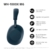 SONY WH-1000XM6 Flagship Noise Cancelling Over-Ear Wireless Kopfhörer, Signature Hi-Res Sound, ultimativer Komfort, faltbarem Design, strapazierfähige Tasche, 30 Std-Akku, iOS & Android, Midnight Blue - 2