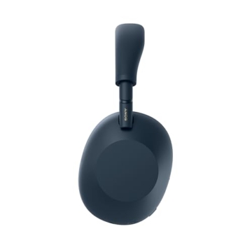 SONY WH-1000XM6 Flagship Noise Cancelling Over-Ear Wireless Kopfhörer, Signature Hi-Res Sound, ultimativer Komfort, faltbarem Design, strapazierfähige Tasche, 30 Std-Akku, iOS & Android, Midnight Blue - 15