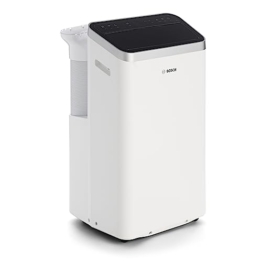Bosch Cool 5000 Mobiles Klimagerät - 3-in-1 Klimaanlage, Luftentfeuchter, Ventilator - 3,4 kW für Räume bis zu 46 m² - Mit Auto-Modus, Silent-Modus & Sleep-Modus - 1