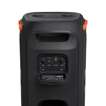 JBL PartyBox 110 - Schwarz – Trag - und rollbarer Bluetooth Party-Lautsprecher mit Lichteffekten – Spritzwassergeschützte, mobile Musikbox mit Akku - 4