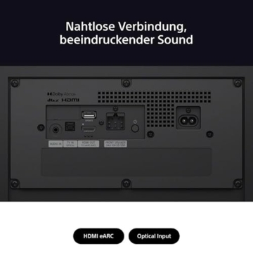 Sony BRAVIA Theatre System 6 (5.1-Kanal-Surround Sound, 1000 W, inkl. Rücklautsprecher & Subwoofer, Dolby Atmos, DTS:X, AI Voice Zoom 3 mit BRAVIA TV, DSEE, Multi-Stereo-Party-Modus) Schwarz - 12