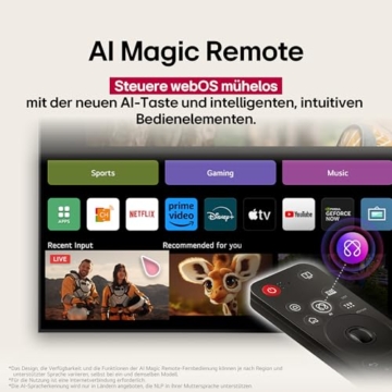 LG OLED55G59LS TV 55 Zoll (139 cm) 4K OLED evo AI TV (α11 Gen2 4K AI Prozessor, webOS 25, 120Hz (VRR bis zu 165Hz)) [Modelljahr 2025] - 13