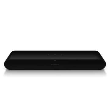 Sonos Ray Soundbar – Einzigartig kompakte All-in-One-Soundbar mit Blockbuster-Sound für Filme, Spiele und WLAN-Musikstreaming – Kompatibel App und Apple AirPlay – In Schwarz - 1