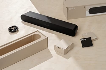 Sonos Ray Soundbar – Einzigartig kompakte All-in-One-Soundbar mit Blockbuster-Sound für Filme, Spiele und WLAN-Musikstreaming – Kompatibel App und Apple AirPlay – In Schwarz - 8