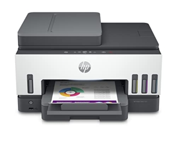 HP Smart Tank 7605 4-in-1 Multifunktionsdrucker (WLAN; Duplex; ADF) – 3 Jahre Tinte inklusive, 3 Jahre Garantie, großer Tintentank, hohe Reichweite, Drucken in hoher Qualität - 8