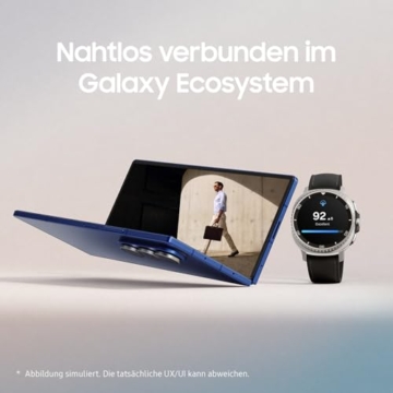 Samsung Galaxy Watch8 Classic Smartwatch, Fitness-Uhr und Fitness Tracker, Hybrid Band und Wearable Display, Drehbare Lünette, 64 GB Speicher, 46 mm, Bluetooth, Black, 3 Jahre Herstellergarantie - 14
