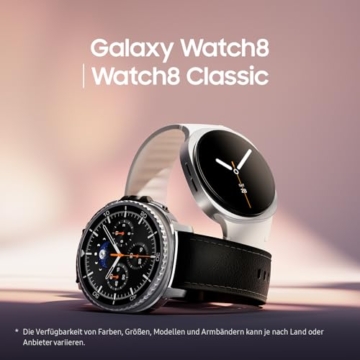 Samsung Galaxy Watch8 Smartwatch mit Galaxy AI, Fitness-Uhr und Fitness-Tracker, Sport Band, Wellness- und Schlaf-Coaching, 44 mm, Bluetooth, Graphite, 3 Jahre Herstellergarantie - 14