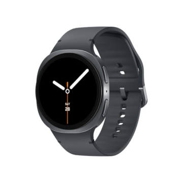 Samsung Galaxy Watch8 Smartwatch mit Galaxy AI, Fitness-Uhr und Fitness-Tracker, Sport Band, Wellness- und Schlaf-Coaching, 44 mm, Bluetooth, Graphite, 3 Jahre Herstellergarantie - 1