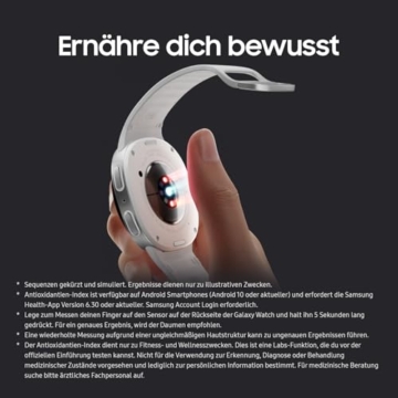 Samsung Galaxy Watch8 Smartwatch mit Galaxy AI, Fitness-Uhr und Fitness-Tracker, Sport Band, Wellness- und Schlaf-Coaching, 44 mm, Bluetooth, Graphite, 3 Jahre Herstellergarantie - 8