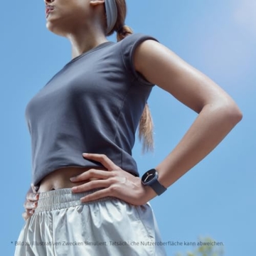 Samsung Galaxy Watch8 Smartwatch mit Galaxy AI, Fitness-Uhr und Fitness-Tracker, Sport Band, Wellness- und Schlaf-Coaching, 44 mm, Bluetooth, Graphite, 3 Jahre Herstellergarantie - 9