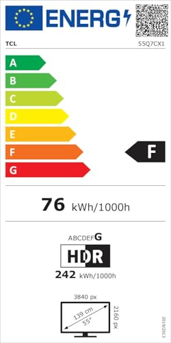 TCL 55Q7C QLED Mini LED Fernseher, 55 Zoll, 4K HDR Premium, Dolby Vision IQ & Atmos, Smart TV mit Google TV, Bang & Olufsen 6.2.2 Sound, 144Hz VRR, AMD FreeSync Premium Pro, HDMI 2.1, AirPlay 2, Alexa - 15