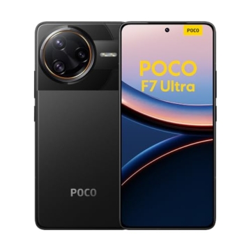 Xiaomi Poco F7 Ultra Smartphone, 12+256GB, Schwarz, Handy ohne Vertrag, 50 MP, 120Hz AMOLED Display, Snapdragon Flaggschiff-Prozessor, 5300mAh Akku, 120W HyperCharge, HyperAI, Dual-SIM - 1