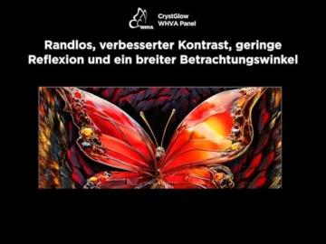 Fernseher TCL 65Q8C 65 Zoll QD-Mini LED, 4K HDR Premium 4500, ZeroBorder™, Smart Google TV, CrystGlow WHVA-Panel, Audio von Bang & Olufsen, 144Hz Motion Clarity Pro, Dolby Vision IQ & Atmos - 6