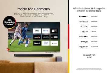 Samsung QLED 4K Q7FA 65 Zoll (163 cm) UHD Fernseher, Q4 AI Prozessor, Quantum Dot für Reale Farben, 4K Upscaling, Gaming Hub, Knox Security, Kostenlose Inhalte, Samsung Vision AI Smart TV (2025) - 2