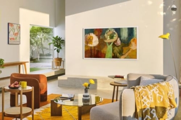 Samsung The Frame LS03F 4K QLED 55 Zoll (138 cm) UHD Fernseher, Modern Frame Design, NQ4 AI Gen2 Prozessor, Art Mode, Artful Picture Quality, One Connect Kabel, Samsung Vision AI Smart TV - 15