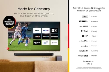 Samsung The Frame LS03F 4K QLED 55 Zoll (138 cm) UHD Fernseher, Modern Frame Design, NQ4 AI Gen2 Prozessor, Art Mode, Artful Picture Quality, One Connect Kabel, Samsung Vision AI Smart TV - 3
