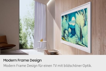 Samsung The Frame LS03F 4K QLED 55 Zoll (138 cm) UHD Fernseher, Modern Frame Design, NQ4 AI Gen2 Prozessor, Art Mode, Artful Picture Quality, One Connect Kabel, Samsung Vision AI Smart TV - 7