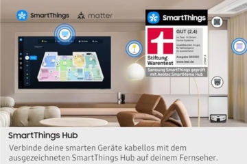Samsung The Frame LS03F 4K QLED 55 Zoll (138 cm) UHD Fernseher, Modern Frame Design, NQ4 AI Gen2 Prozessor, Art Mode, Artful Picture Quality, One Connect Kabel, Samsung Vision AI Smart TV - 10