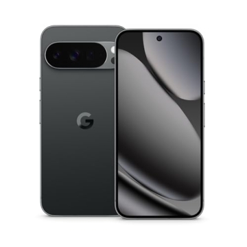 Google Pixel 10 Pro XL – Android-Smartphone ohne SIM-Lock, mit Gemini, Dreifach-Rückkamera, mehr als 24 Stunden Akkulaufzeit und 6,8 Zoll großem Super Actua-Display – Obsidian, 256GB - 1