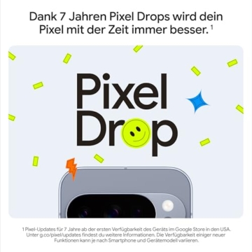 Google Pixel 10 Pro XL – Android-Smartphone ohne SIM-Lock, mit Gemini, Dreifach-Rückkamera, mehr als 24 Stunden Akkulaufzeit und 6,8 Zoll großem Super Actua-Display – Obsidian, 256GB - 9
