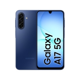 Samsung Galaxy A17 5G AI Smartphone, KI-Handy mit Android, Dünner 7,5-mm-Rahmen, 50-MP-Kamera, 128 GB Speicher, 4 GB RAM, 5.000-mAh-Akku, Blue, 2,5 Jahre Herstellergarantie [Exklusiv auf Amazon] - 1