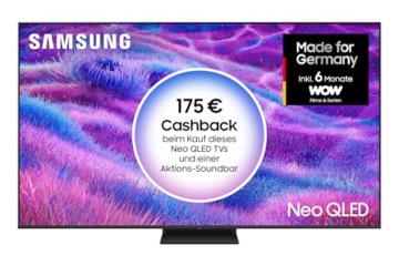 Samsung Neo QLED 4K QN80F 55 Zoll (138 cm) Mini LED, UHD Fernseher, NQ4 AI Gen2 Prozessor, Quantum Matrix Technology Core, 4K Upscaling, Dolby Atmos, Knox Security, Samsung Vision AI Smart TV (2025) - 2