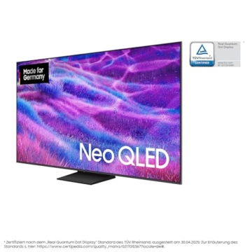 Samsung Neo QLED 4K QN80F 55 Zoll (138 cm) Mini LED, UHD Fernseher, NQ4 AI Gen2 Prozessor, Quantum Matrix Technology Core, 4K Upscaling, Dolby Atmos, Knox Security, Samsung Vision AI Smart TV (2025) - 4