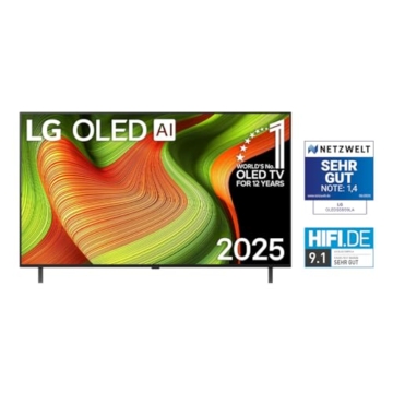 LG OLED55B59LA TV 55 Zoll (139 cm) 4K OLED AI TV (α8 Gen2 4K AI Prozessor, webOS 25, 120Hz) [Modelljahr 2025] - 3