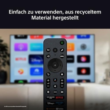 Sony BRAVIA 8 II - QD-OLED, AI XR Processor, Acoustic Surface Audio+, Dolby Vision/Atmos, IMAX Enhanced, Google TV (2025), Google Cast, Apple AirPlay 2, Eco Dashboard 2, Game Menu 2 – 55 Zoll - 7