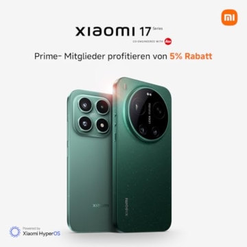 XIAOMI 17 Ultra Smartphone 16+512 GB, Leica 200 MP Teleobjektiv (75–100 mm), Leica APO Optik, LOFIC HDR Technologie, HyperAI, Schwarz, 3 Jahre Garantie - 2