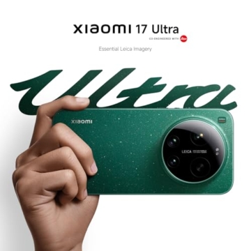 XIAOMI 17 Ultra Smartphone 16+512 GB, Leica 200 MP Teleobjektiv (75–100 mm), Leica APO Optik, LOFIC HDR Technologie, HyperAI, Schwarz, 3 Jahre Garantie - 16