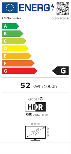 LG OLED65C6ELB TV 65 Zoll (165 cm) 4K OLED evo AI TV (α11 Gen3 4K AI Prozessor, webOS 26, 120Hz (VRR bis zu 165Hz)) [Modelljahr 2026] [Energieklasse F] - 26