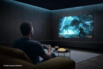 Samsung OLED S90H 4K 55 Zoll (138 cm), UHD Fernseher, Antireflexion mit Glare Free, OLED HDR+, Ultimate Gaming Pack (NVIDIA G-SYNC & AMD FreeSync Pro) mit 165Hz, HDMI 2.1, Dolby Atmos, Smart AI TV - 11