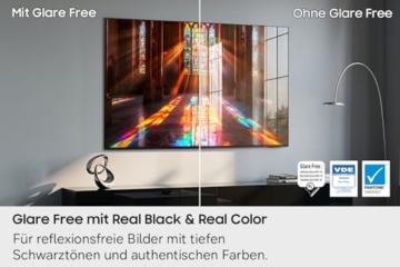Samsung OLED S95H 4K 65 Zoll (163 cm), UHD Fernseher, Antireflexion mit Glare Free, OLED HDR pro, Ultimate Gaming Pack (NVIDIA G-SYNC & AMD FreeSync Pro) mit 165Hz, HDMI 2.1, Dolby Atmos, Smart AI TV - 5